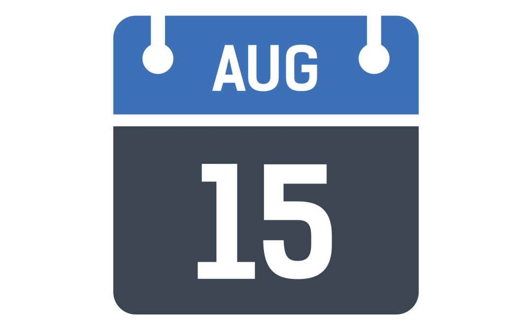Calendario de obligaciones tributarias agosto 2022
